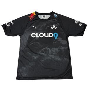 Cloud9 Authentic Jersey Men's Large ESPORTS League of Legends LOL Vulcan